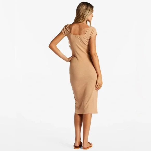 Billabong Womens New Mood MIDI Dress NWT - Picture 4 of 10